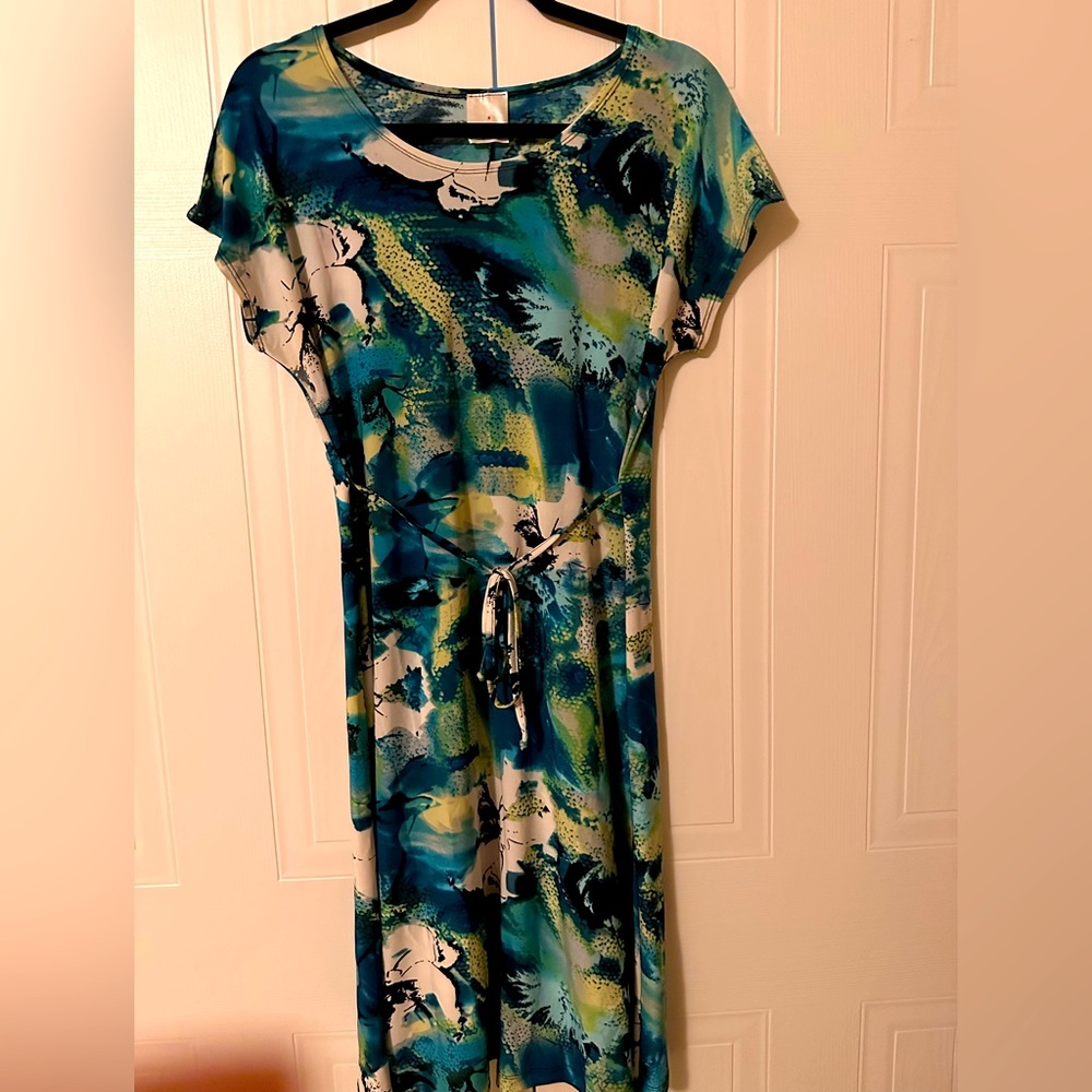 Women’s casual a-line midi dress